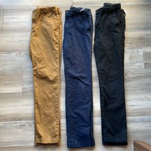 Lot of 3 Boys Skinny Built-In Flex Pants